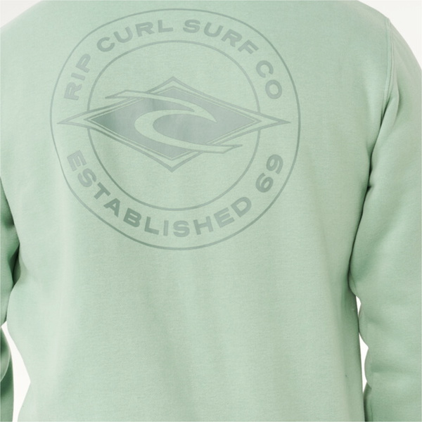 2026 Rip Curl Mens Stapler Crew 0AQMFL - Aloe